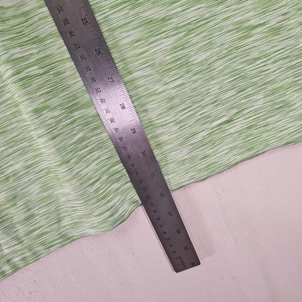Nike Dri-Fit Tour Space Dye Green Mens XXL Polo Golf Shirt DX6091-350 2XL Swoosh - Picture 5 of 8